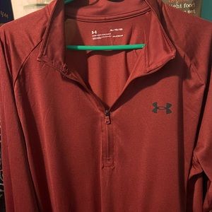 Brick Red, UNDER ARMOR, men’s XL LONG SLEEVE
